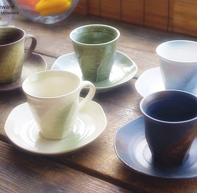 和食器 美濃焼 土物窯変 コーヒー カップソーサー 紅茶 ティー 珈琲