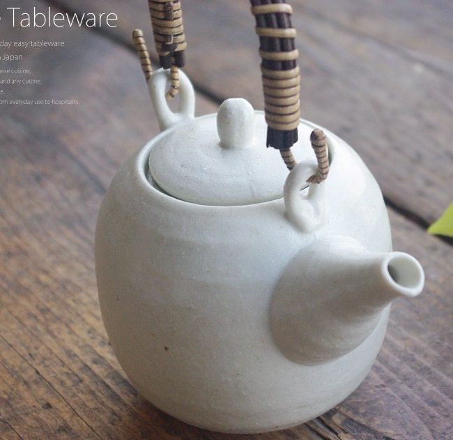 和食器 目利きが選ぶ美味しい お茶 粉引風 土瓶 ティーポット 茶漉し付