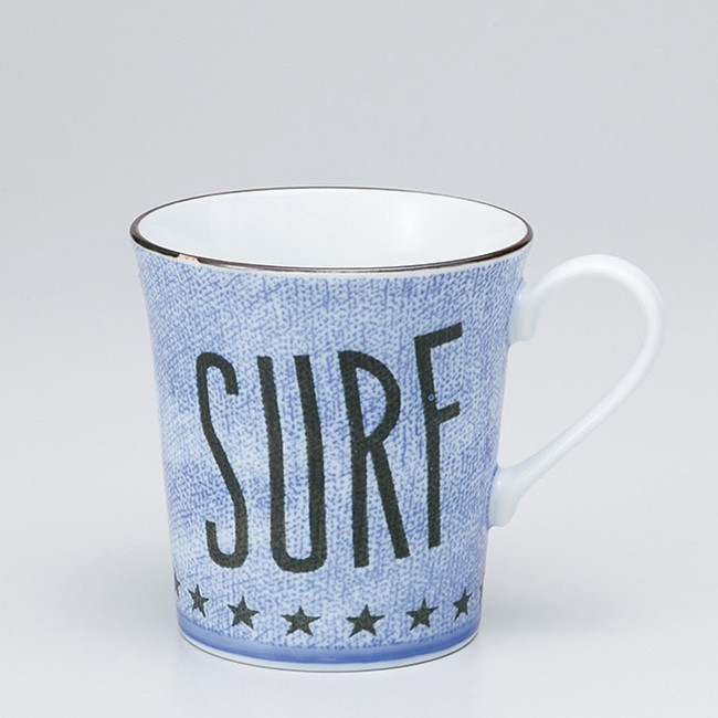 和食器 デニムサーフライト マグカップ カフェ コーヒー 紅茶 珈琲 お茶 オフィス おうち 食器 陶器 おしゃれ うつわ S 食器専門店 白いごはん器のお店 らいすぼーる