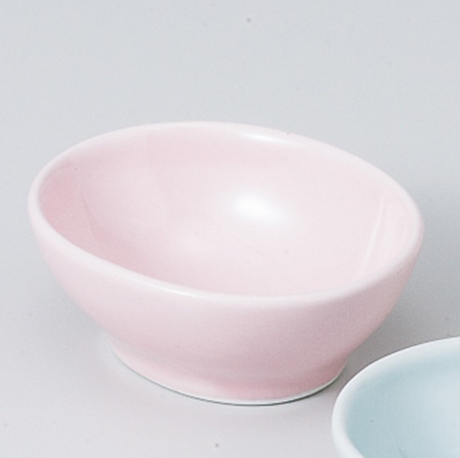 和食器 ちょこっと ピンク楕円 小鉢 豆鉢 ミニ プチ 小さな うつわ 