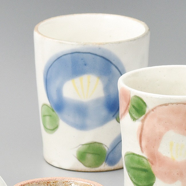 和食器 丸椿湯呑 ブルー 湯のみ 湯飲み コップ お茶 緑茶 カフェ おうち うつわ 陶器 美濃焼 日本製 おしゃれ S 食器専門店 白いごはん器のお店 らいすぼーる